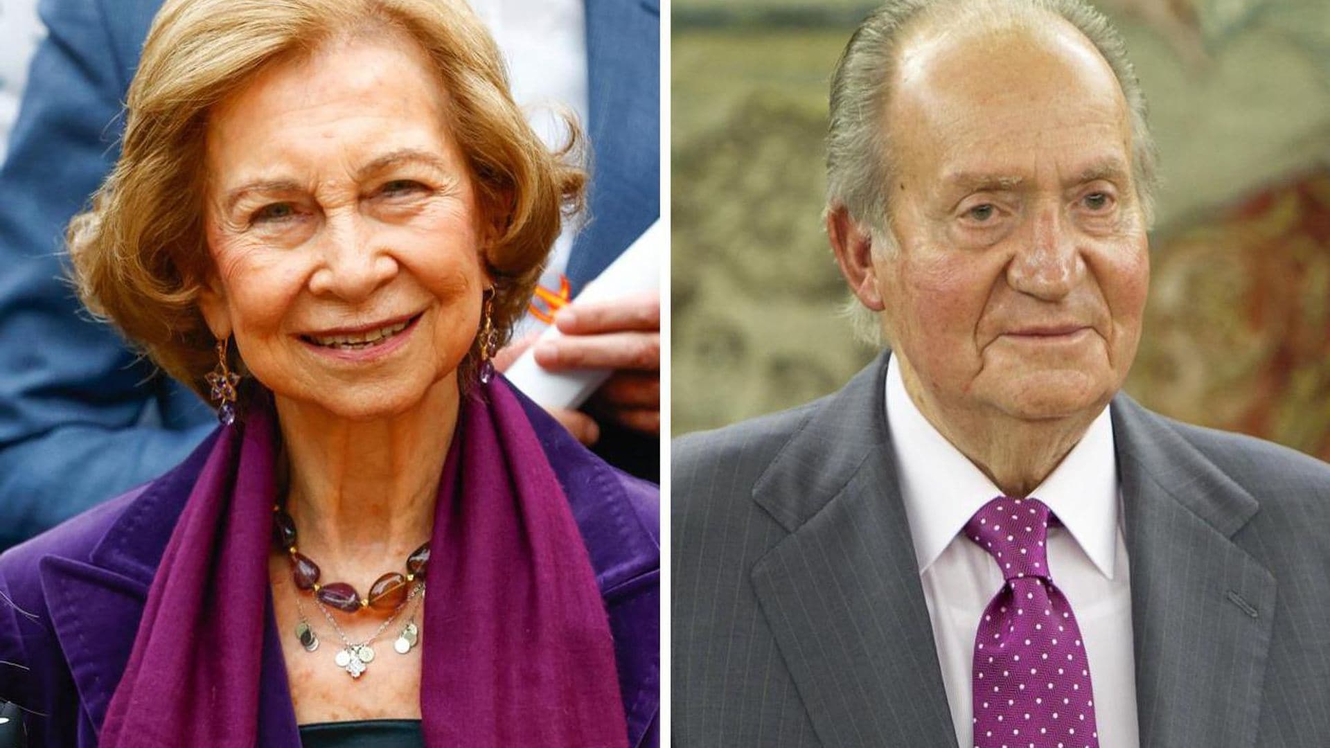 El rey don Juan Carlos vuelve a España y la reina Sofía se va a Miami