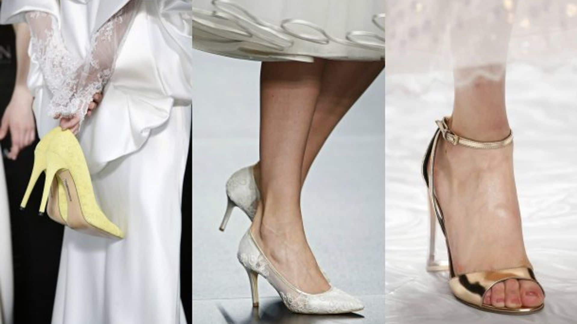 Ocho tendencias en zapatos de novia que no hay que perder de vista esta temporada