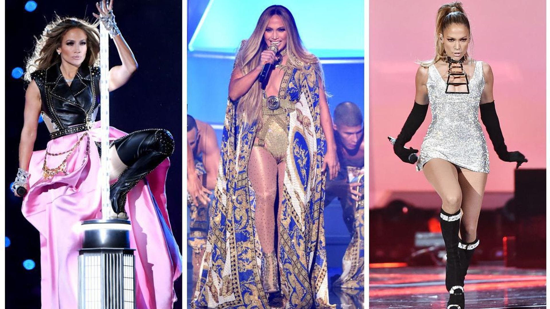 Sensuales y con mucho brillo: Jennifer Lopez y sus mejores looks sobre el escenario