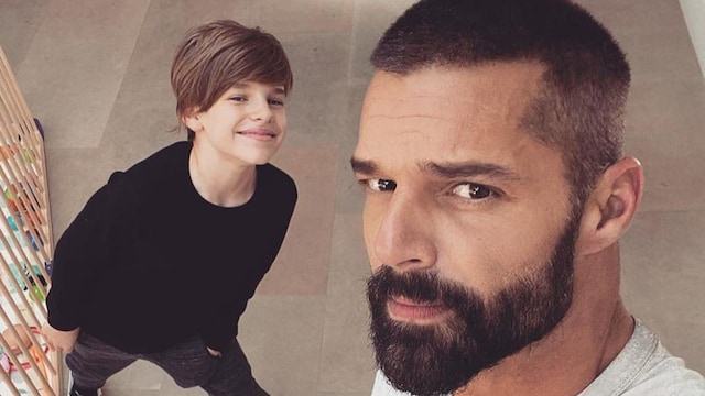 ricky martin and son matteo