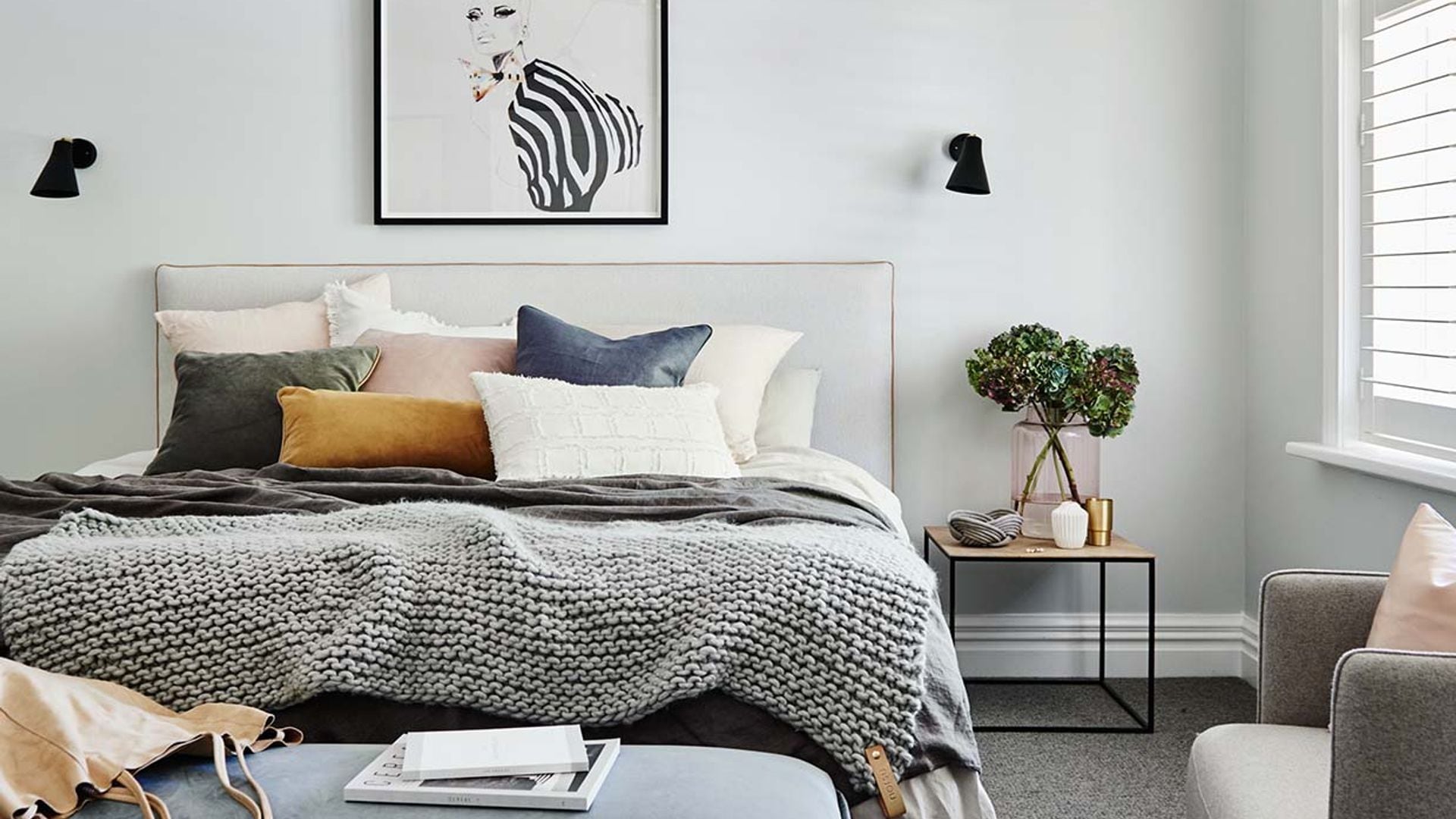 Dale un toque de estilo a tu dormitorio con láminas decorativas