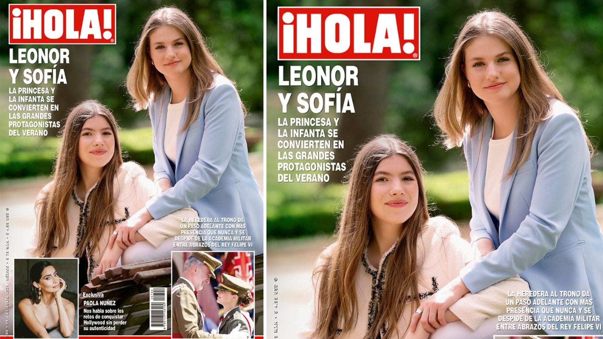 En ¡HOLA!, Leonor y Sofía, la Princesa y la Infanta son las grandes protagonistas del verano