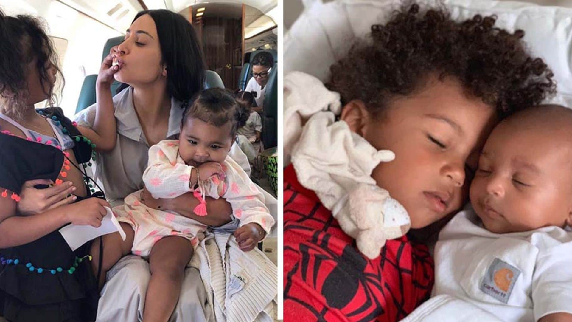 ¡La más tierna mamá! Kim Kardashian y los increíbles momentos al lado de sus hijos