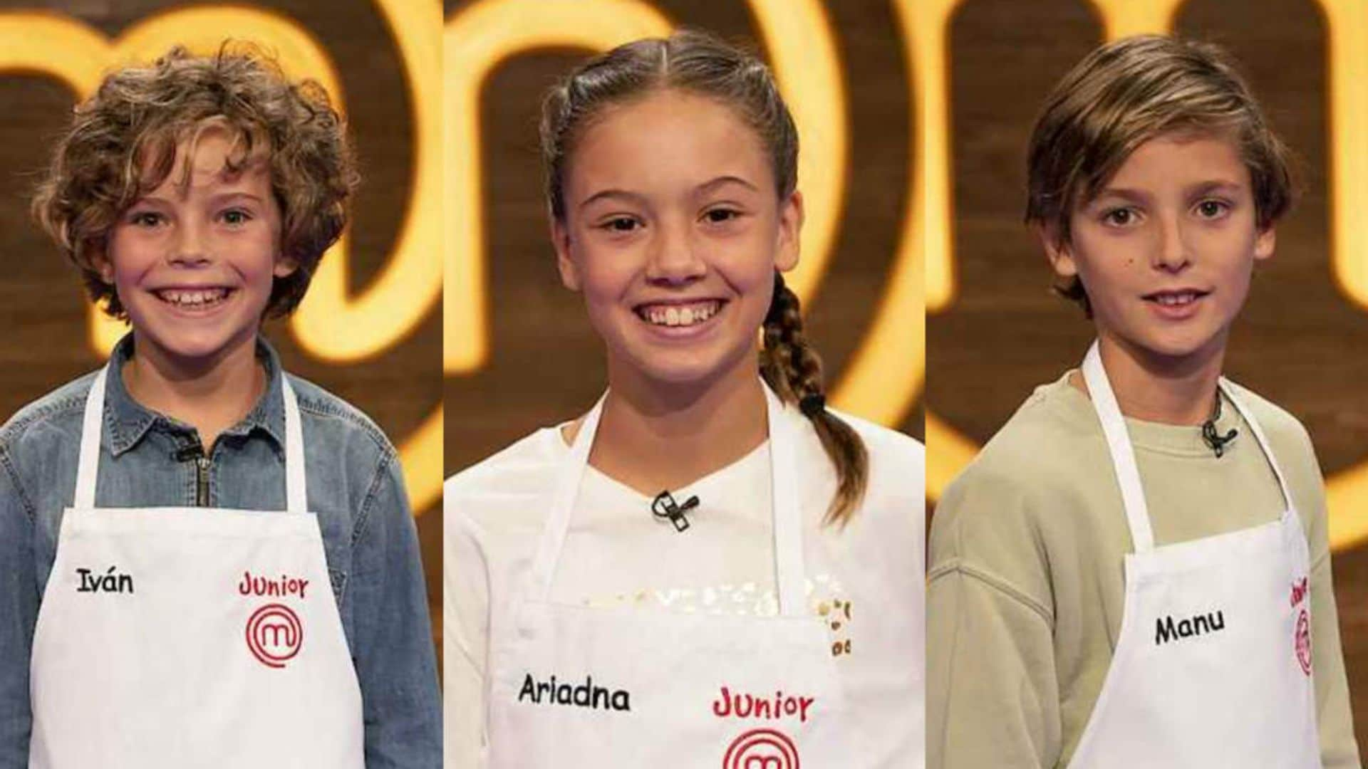 Iván, Manu y Ariadna, primeros expulsados de 'MasterChef Junior'