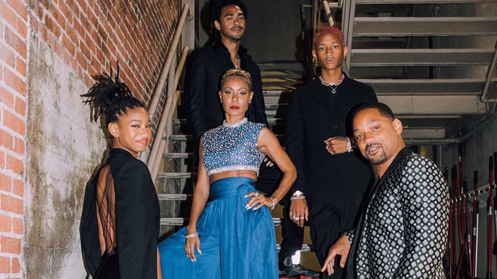 Los Smith y los Banks, juntos para apoyar a Will Smith como el gran 'genio de la lámpara'