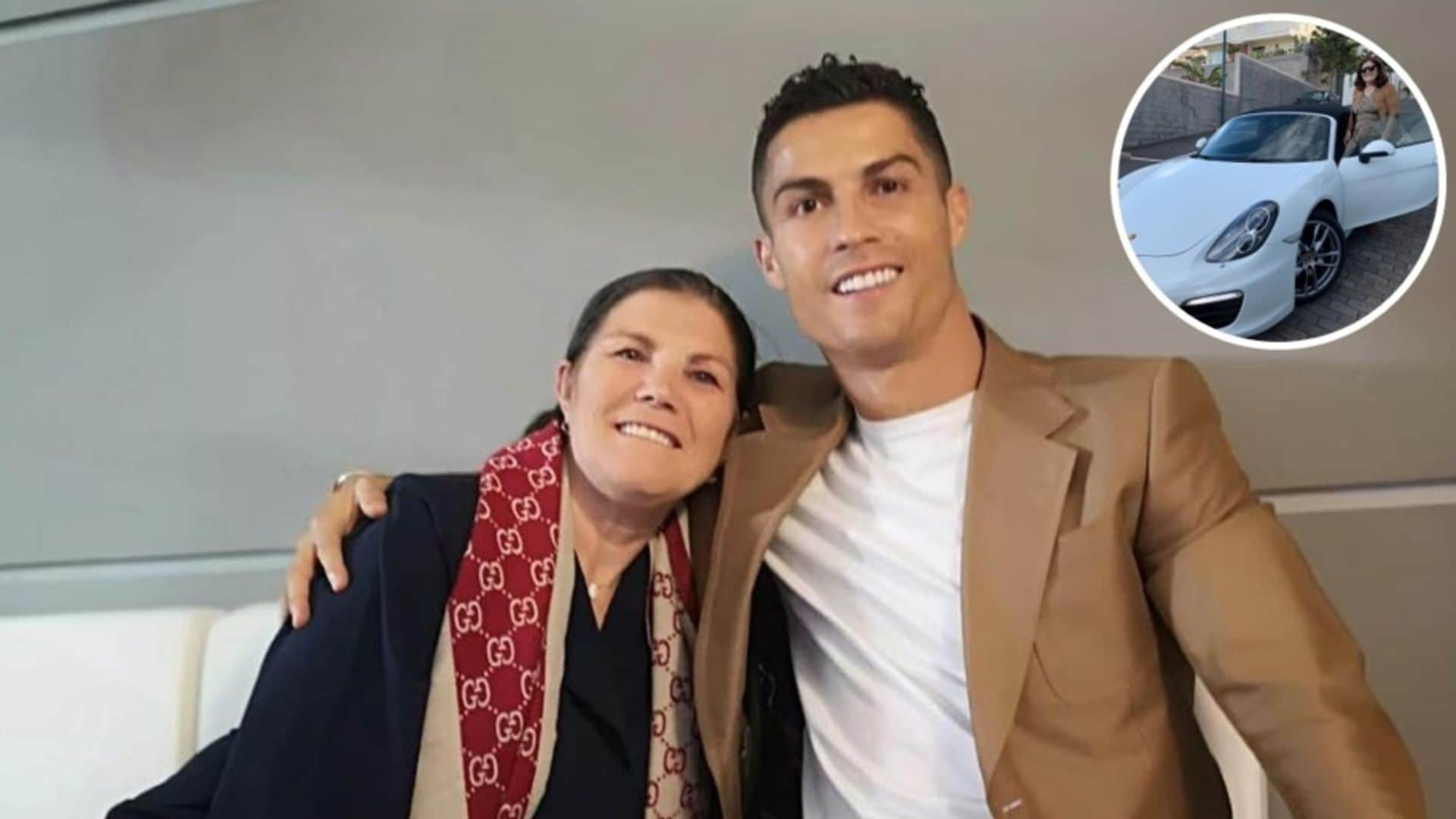 El increíble Porsche de 70 mil dólares en el que pasea la mamá de Cristiano Ronaldo