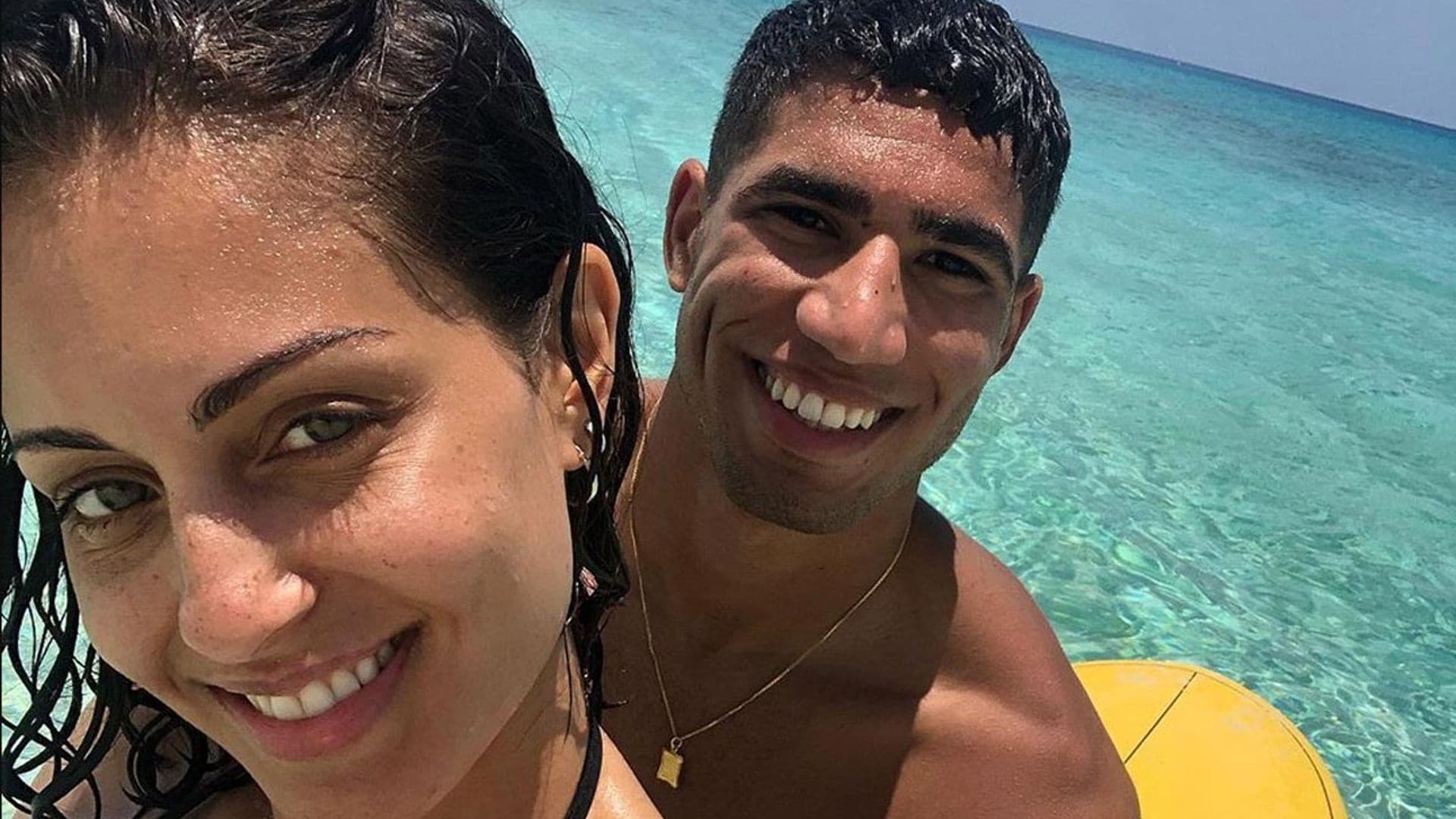 De Nueva York a las Bahamas: las movidas vacaciones de Hiba Abouk y Achraf Hakimi