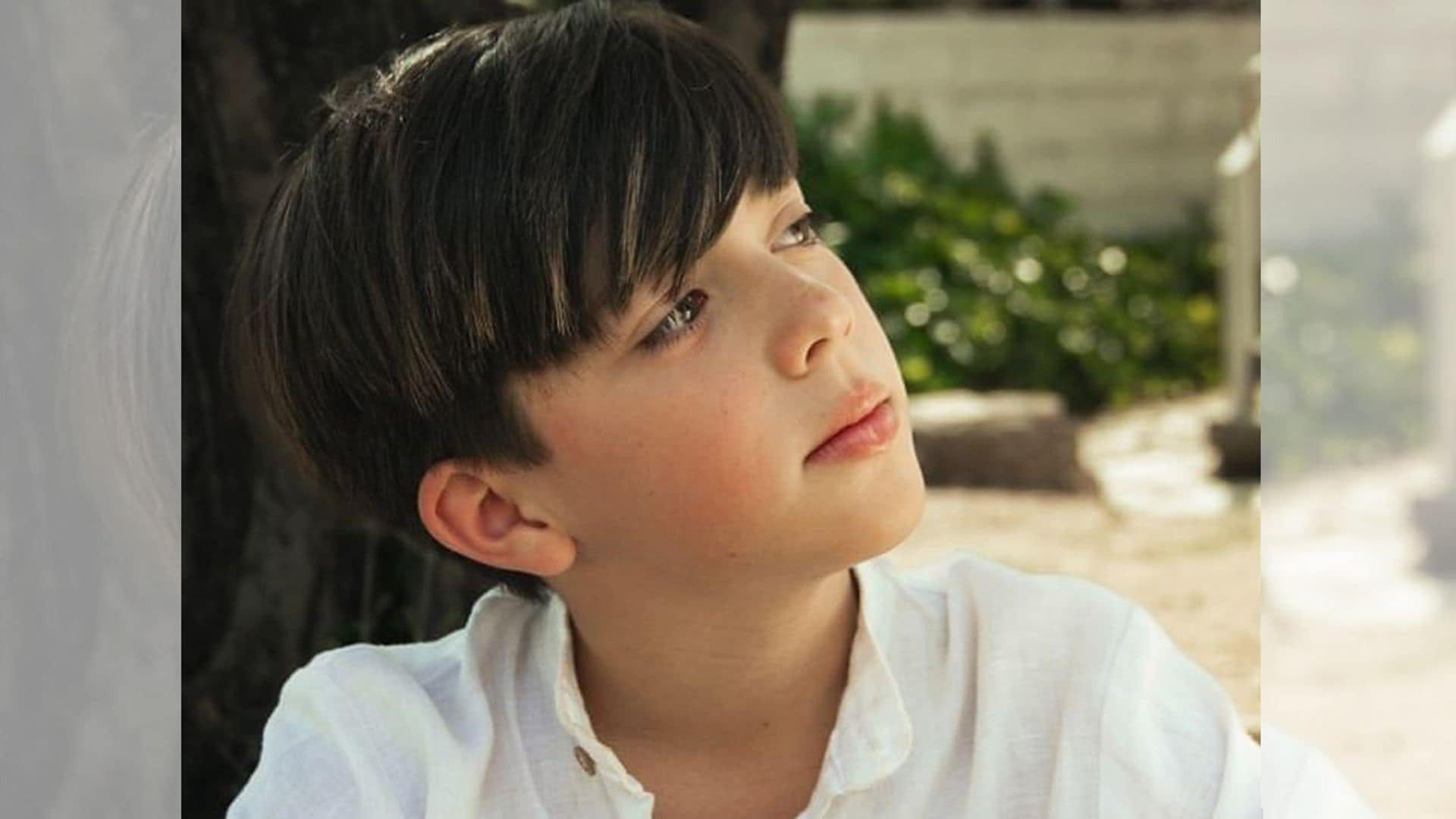 ¡Ha nacido otra estrella! Enzo, el hijo de Guti y Romina, debuta como actor a los 11 años