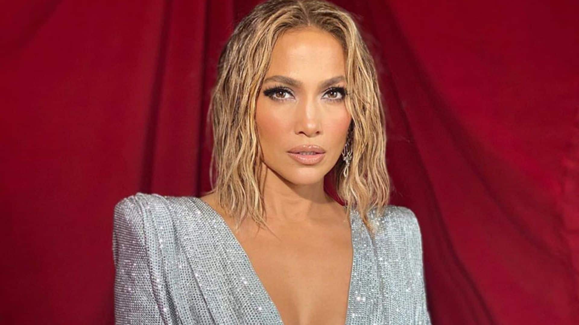 Sin maquillaje y en familia, la foto más tierna de Jennifer Lopez