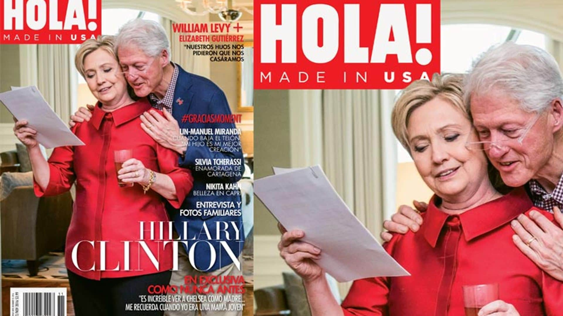 Hillary Clinton en exclusiva para HOLA! USA: 'Es increíble ver a Chelsea como madre. Me recuerda cuando yo era una mamá joven'