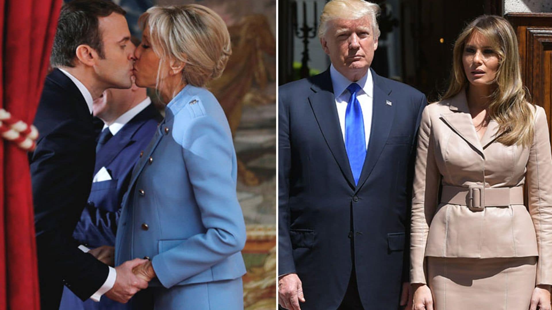 Macron 'vs' Trump: las grandes diferencias de los dos matrimonios presidenciales del momento