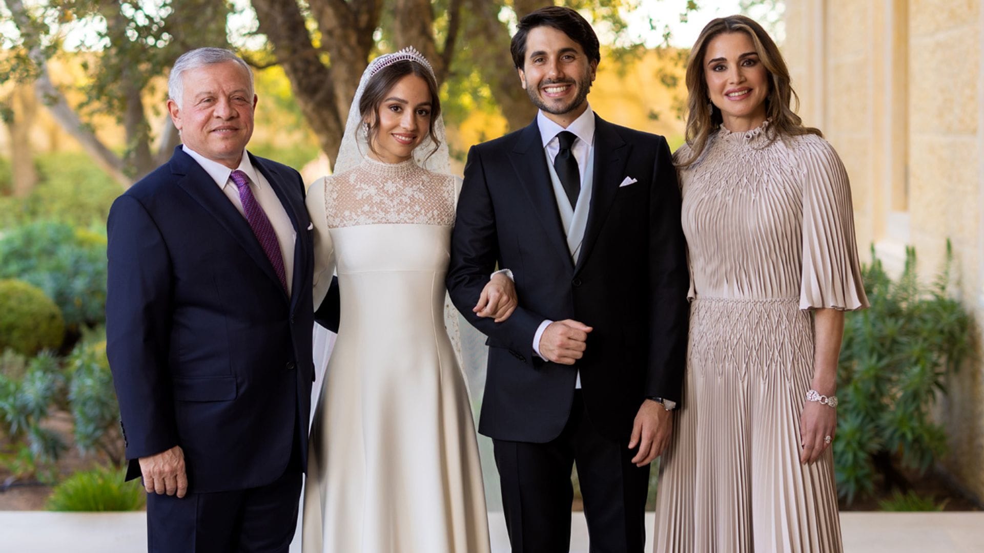 Todas las fotos oficiales de la boda de la princesa Iman, hija de Abdalá y Rania de Jordania