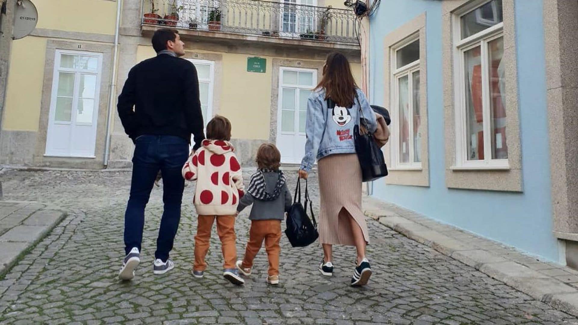 Iker Casillas vuelve a Oporto y recorre los lugares en los que fue feliz con Sara Carbonero y sus hijos