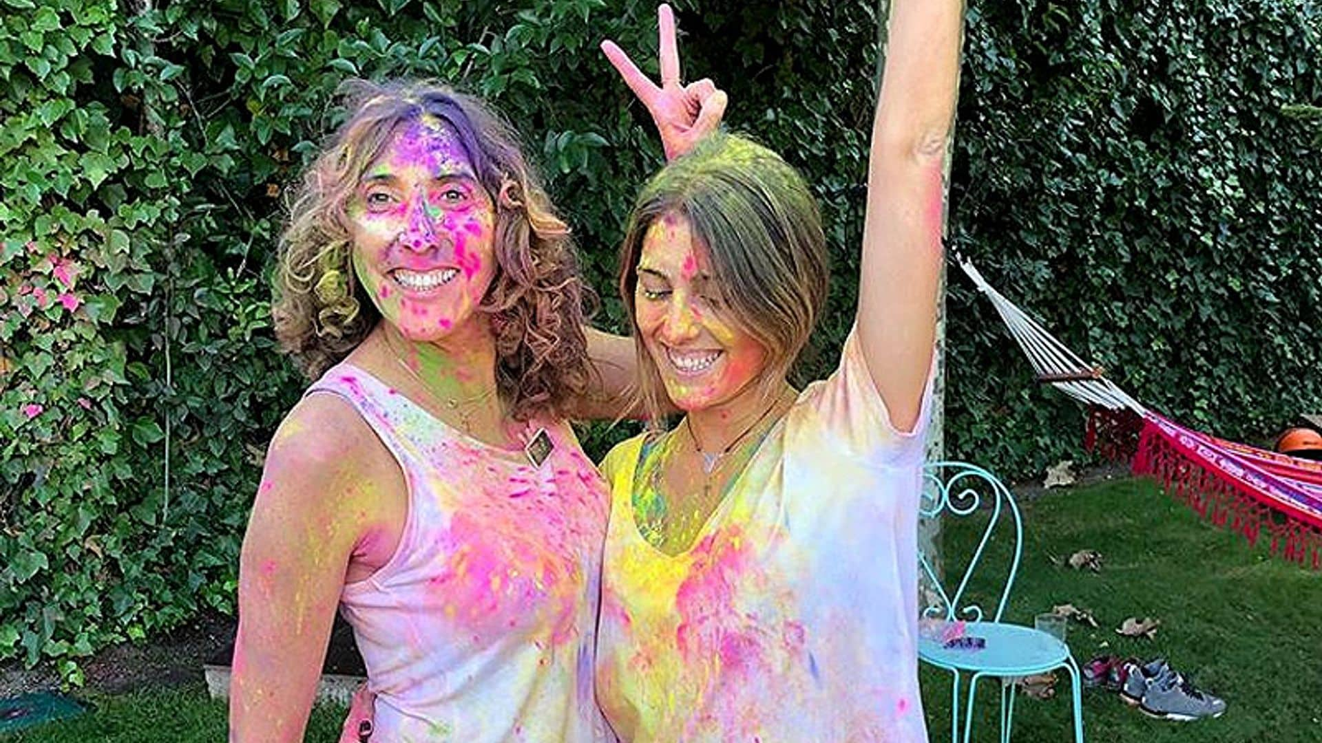 En familia y con mucho color: Paz Padilla celebra con una divertida fiesta su cumpleaños