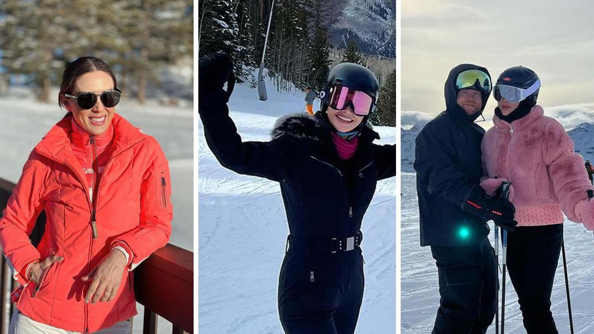 ¡Diversión bajo cero! Jacky Bracamontes, Ana Patricia Gámez y más famosos de vacaciones en la nieve