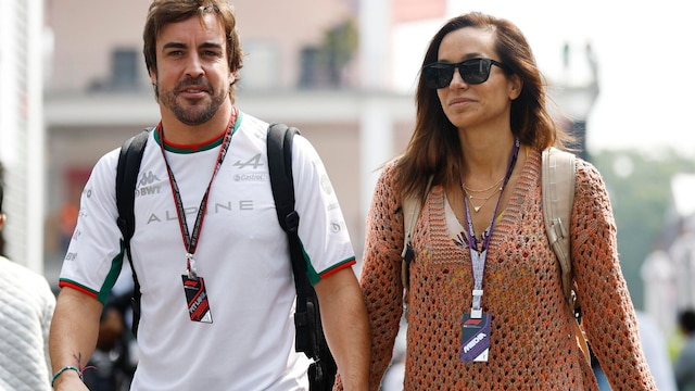 fernando alonso y andrea schlager