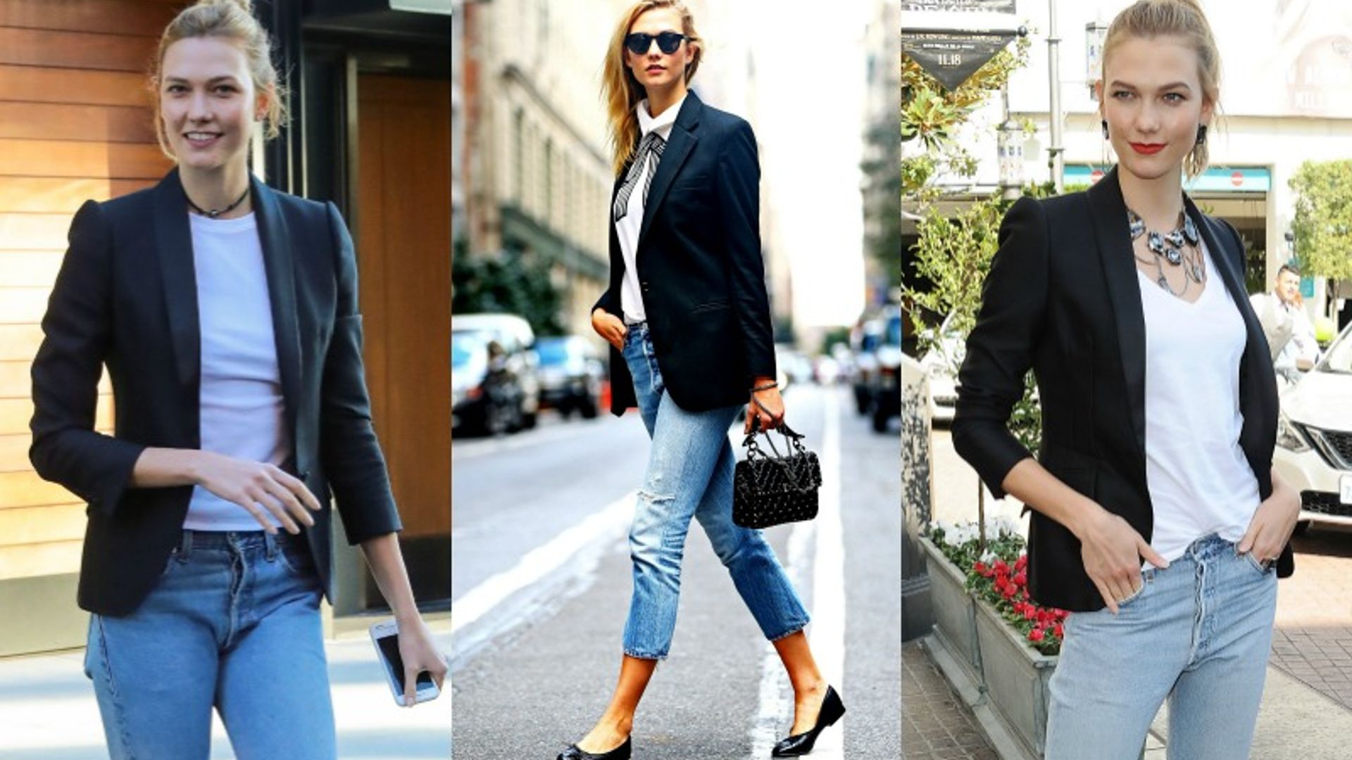 De uniforme como Karlie Kloss: 1 'blazer, 5 'looks'