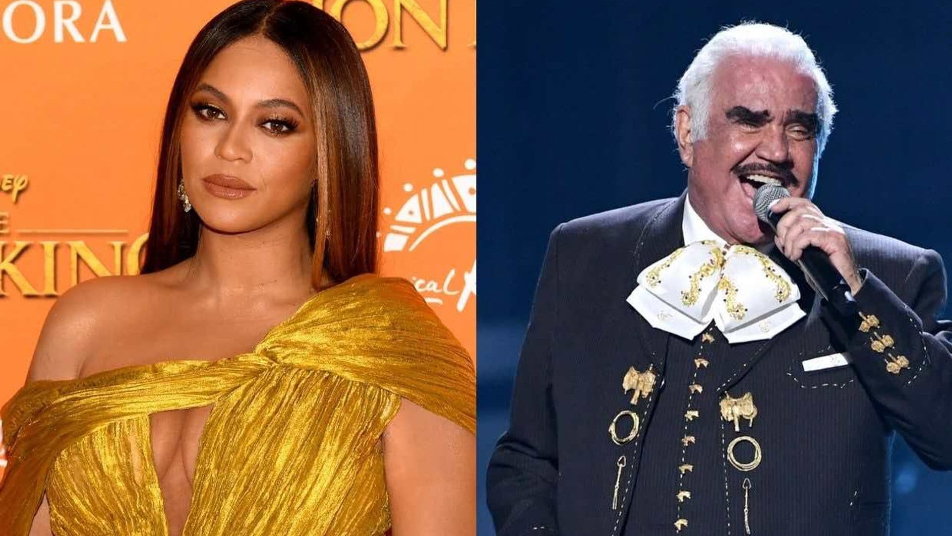 Beyoncé se despide de Vicente Fernández, ¿cuál era la conexión entre la cantante y el rey de las rancheras?