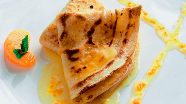 receta crepes suzette franceses