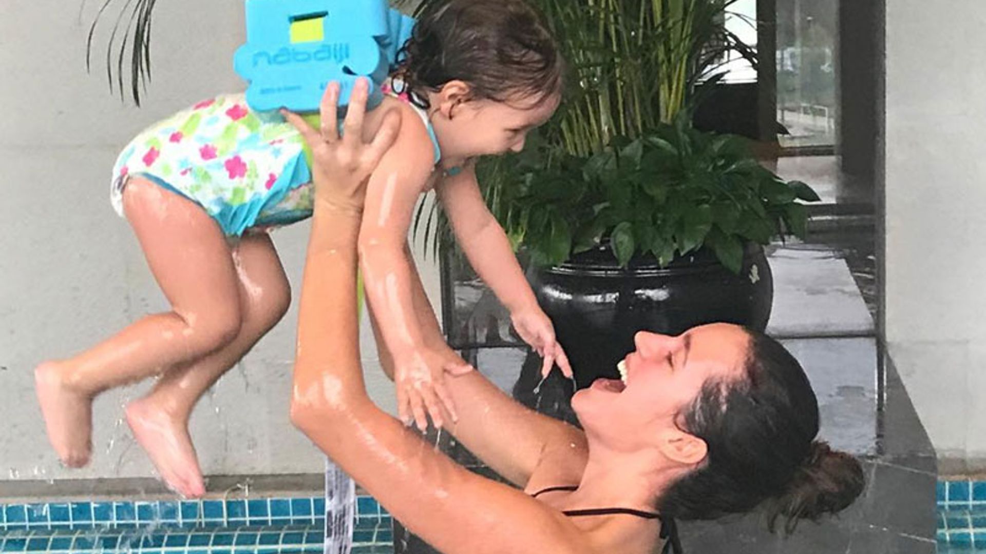 '¡Gol de papá!' El entusiasmo de la hija de Malena Costa al ver marcar a Mario Suárez