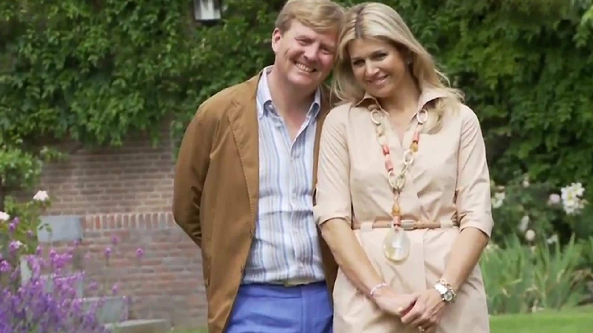 Guillermo y Máxima de Holanda celebran su 15 aniversario de boda tan enamorados como el prímer día