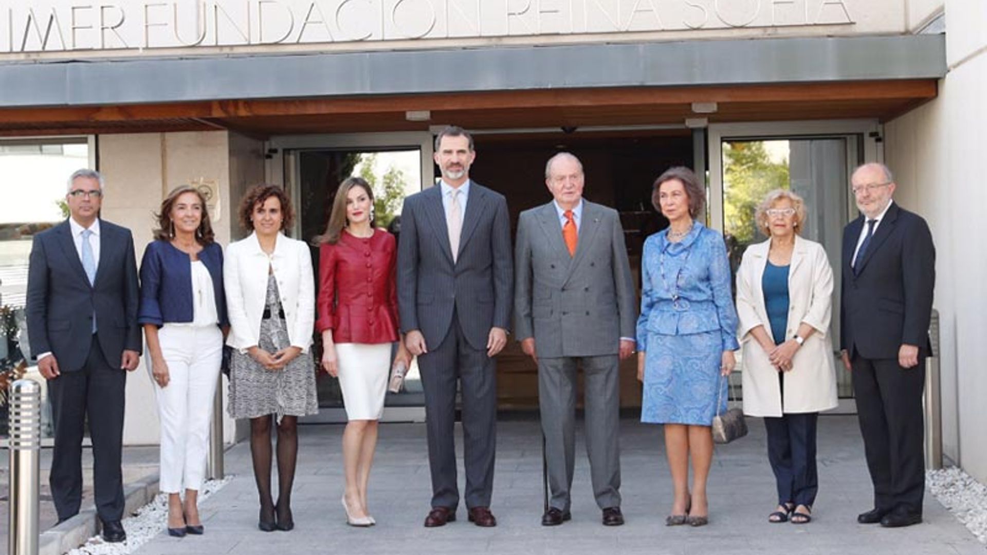 Los Reyes celebran su aniversario de boda con los reyes Juan Carlos y Sofía