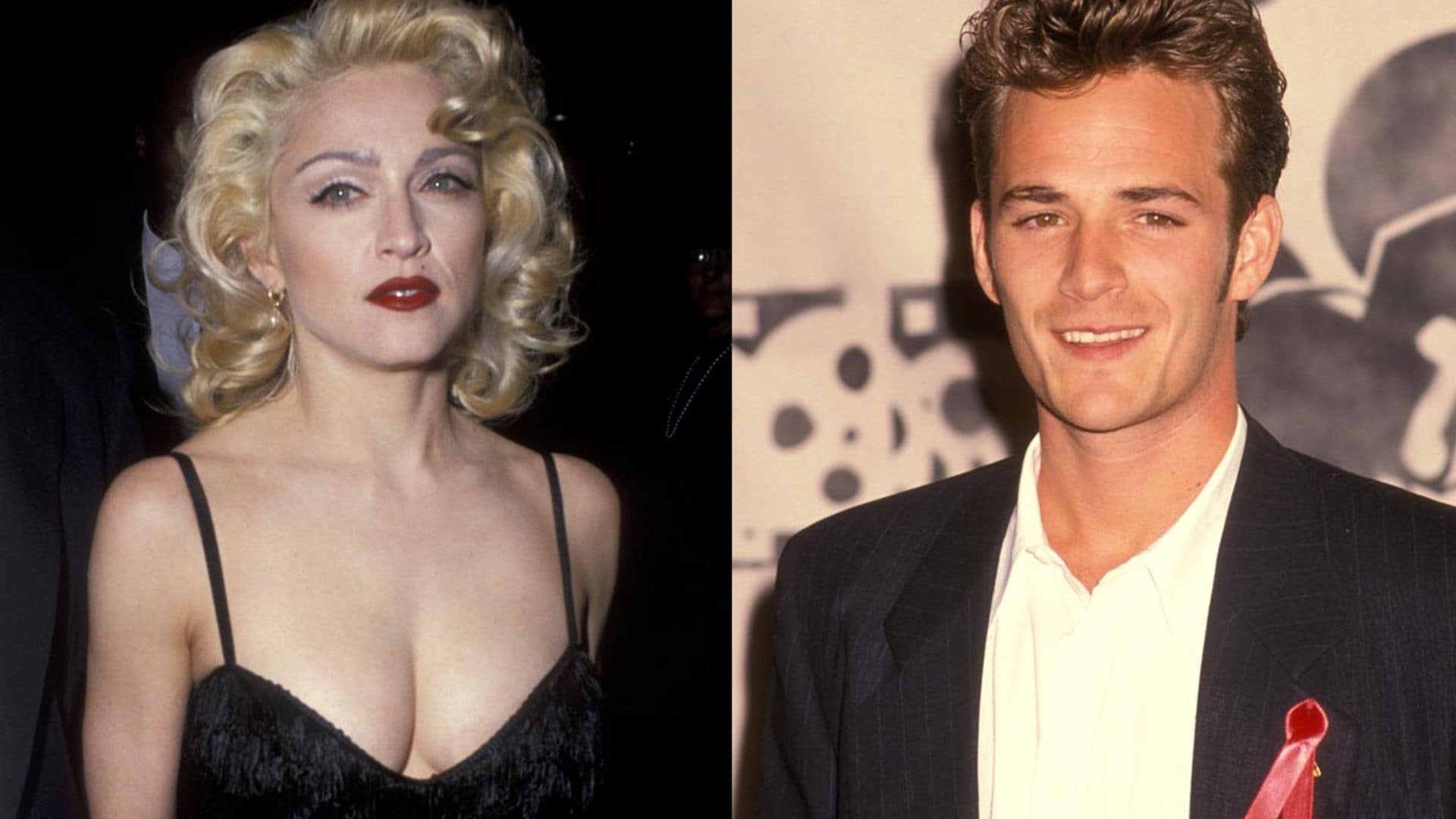El romance secreto de Luke Perry con Madonna, contado por Tori Spelling