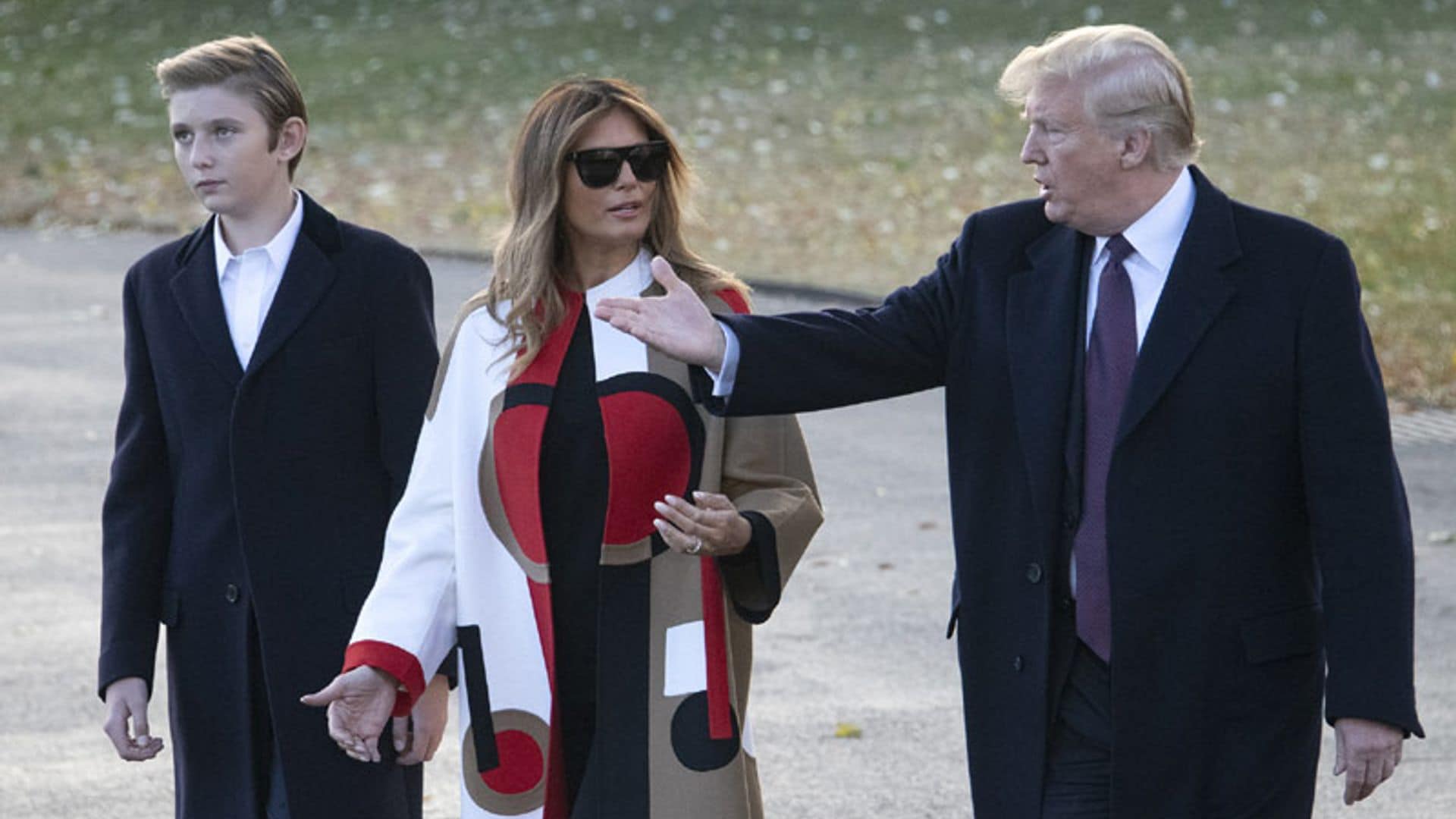 Barron Trump da el 'estirón': de ser el pequeño de la casa a superar la estatura de sus padres