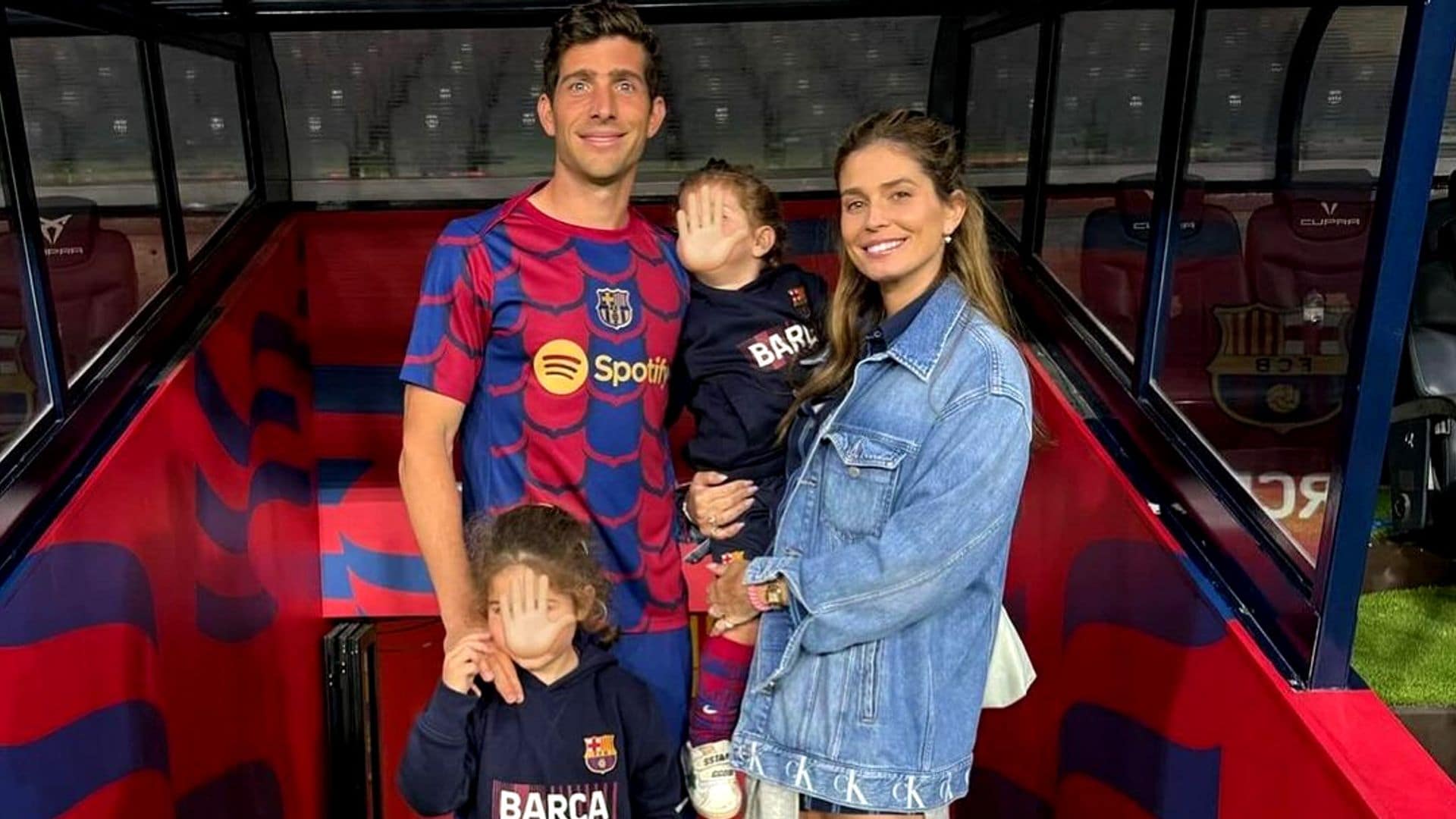 Sergi Roberto se despide del FC Barcelona con unas emocionantes palabras para su mujer y sus hijos