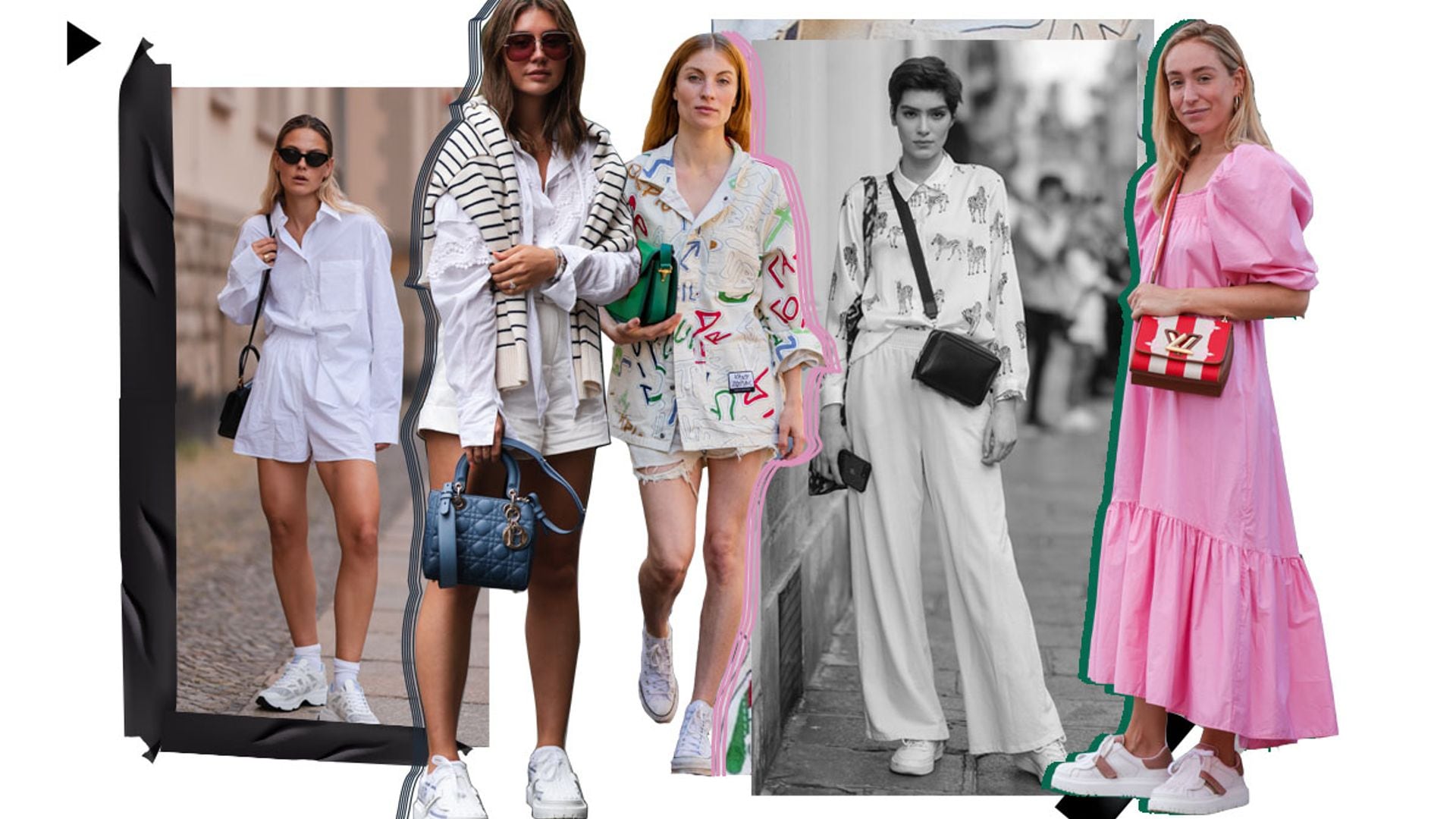 10 looks de verano, unas zapatillas blancas que nunca pasan de moda