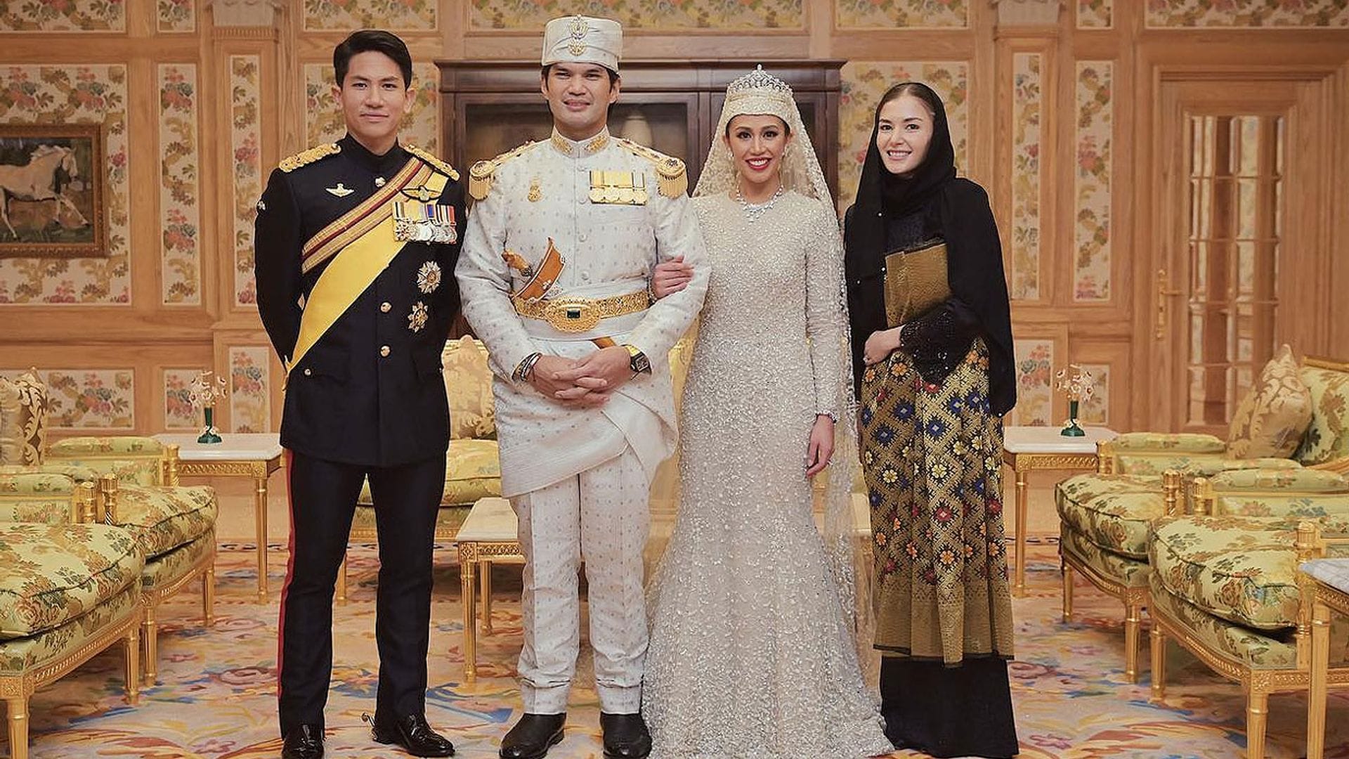 La hija del sultán de Brunei, la princesa Azemah, se casa en una espectacular boda de nueve días