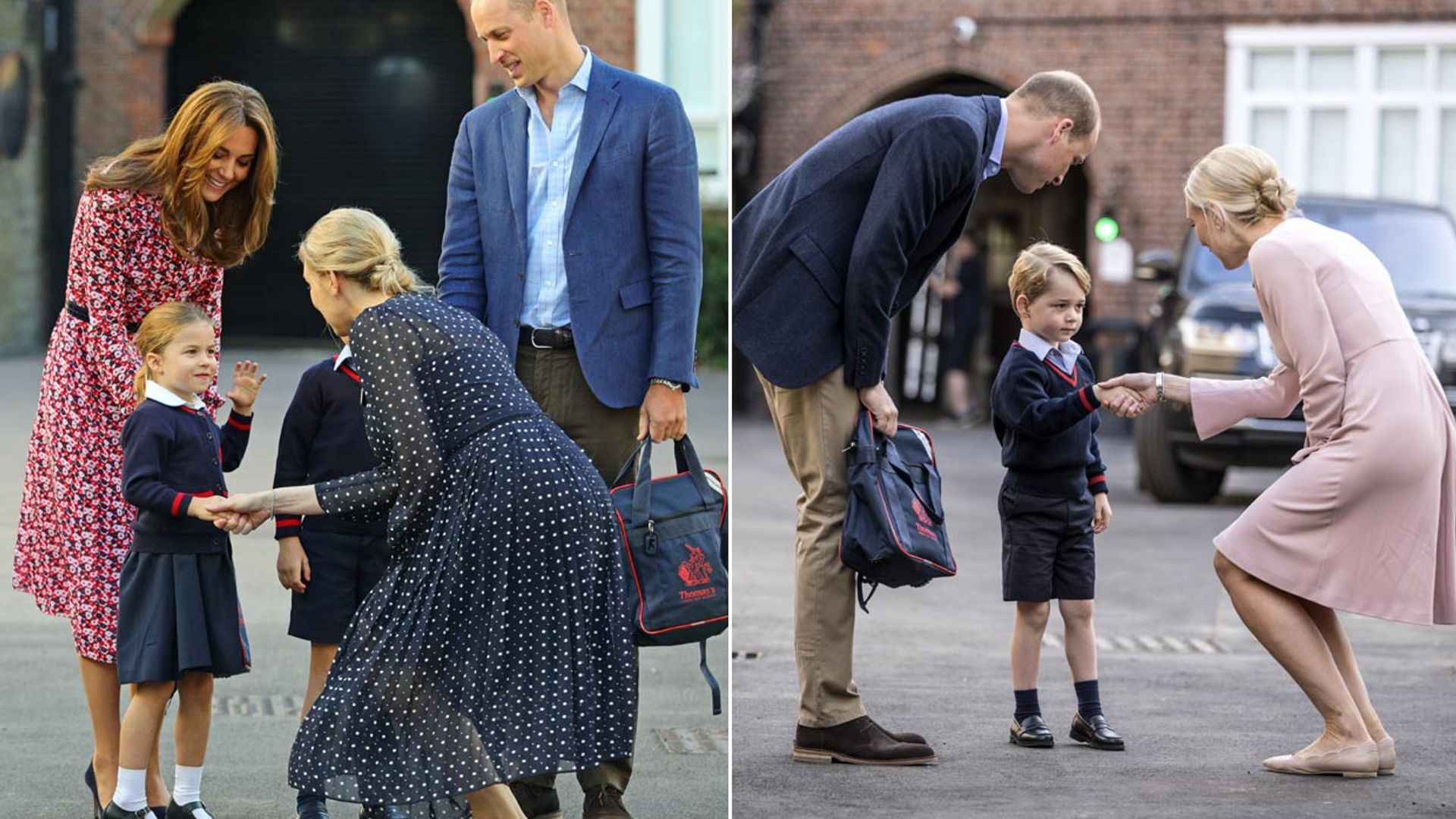 Los gestos de la princesa Charlotte que nos recuerdan al primer día de cole de su hermano George