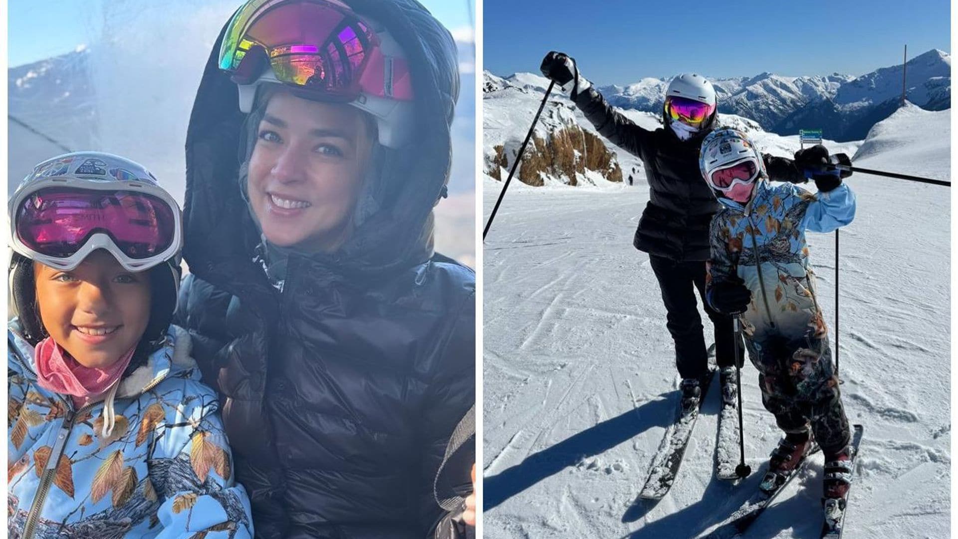 Desde Canadá, Adamari López disfruta de una aventura en la nieve junto a su pequeña Alaïa