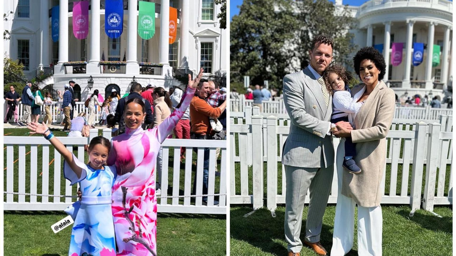 Adamari López y Francisca dan un vistazo de su visita en familia a la Casa Blanca