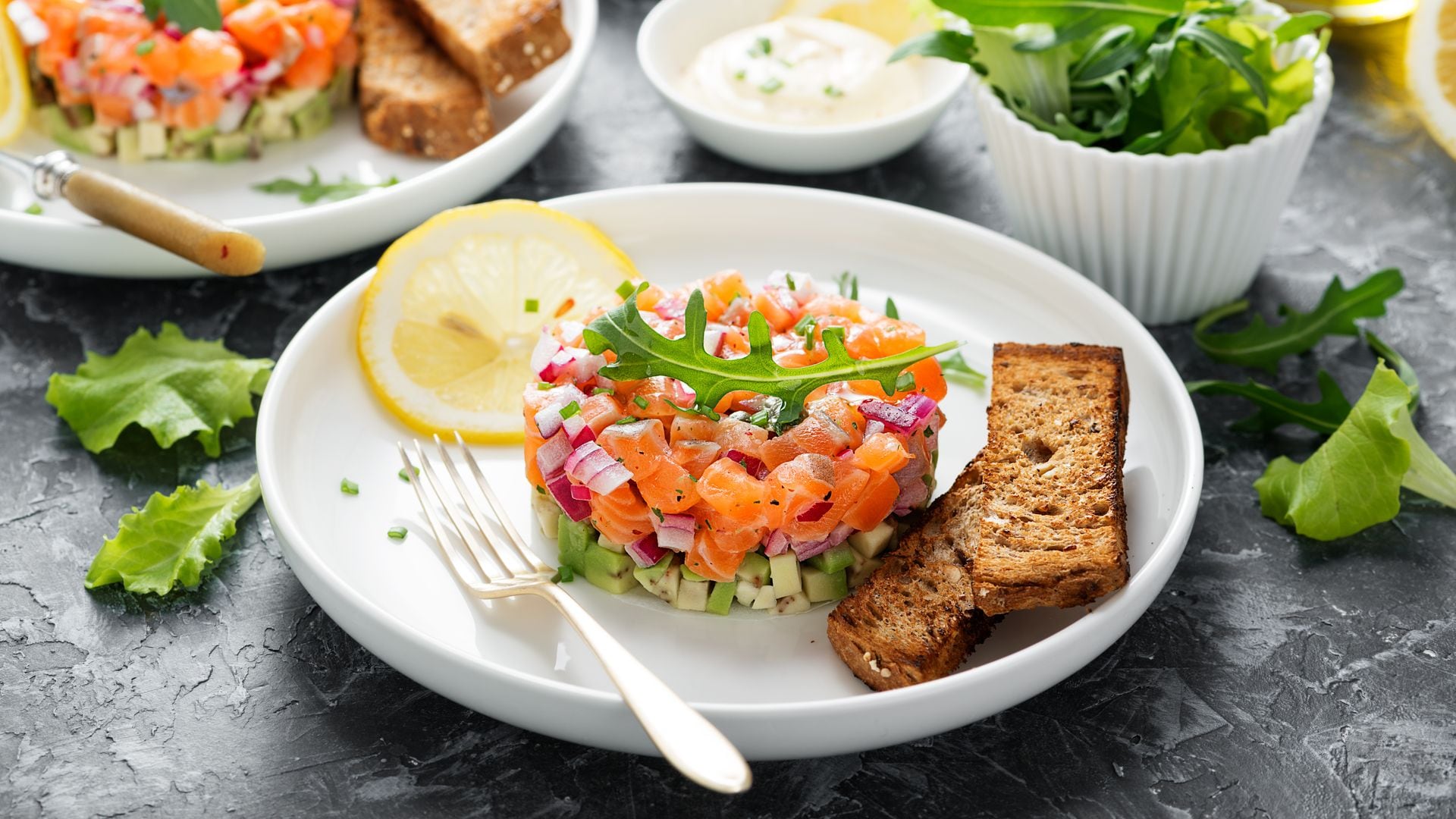 Tartar de salmón al estilo tradicional