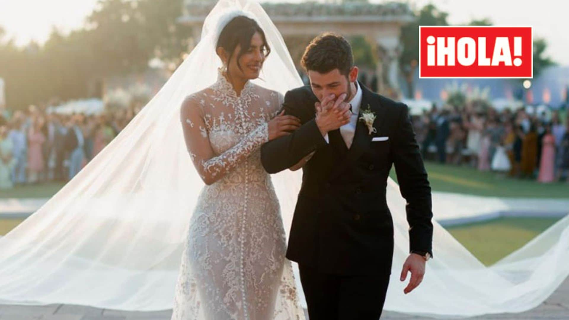 EXCLUSIVA: Desvelamos el romántico vestido que escogió Priyanka Chopra para su enlace cristiano