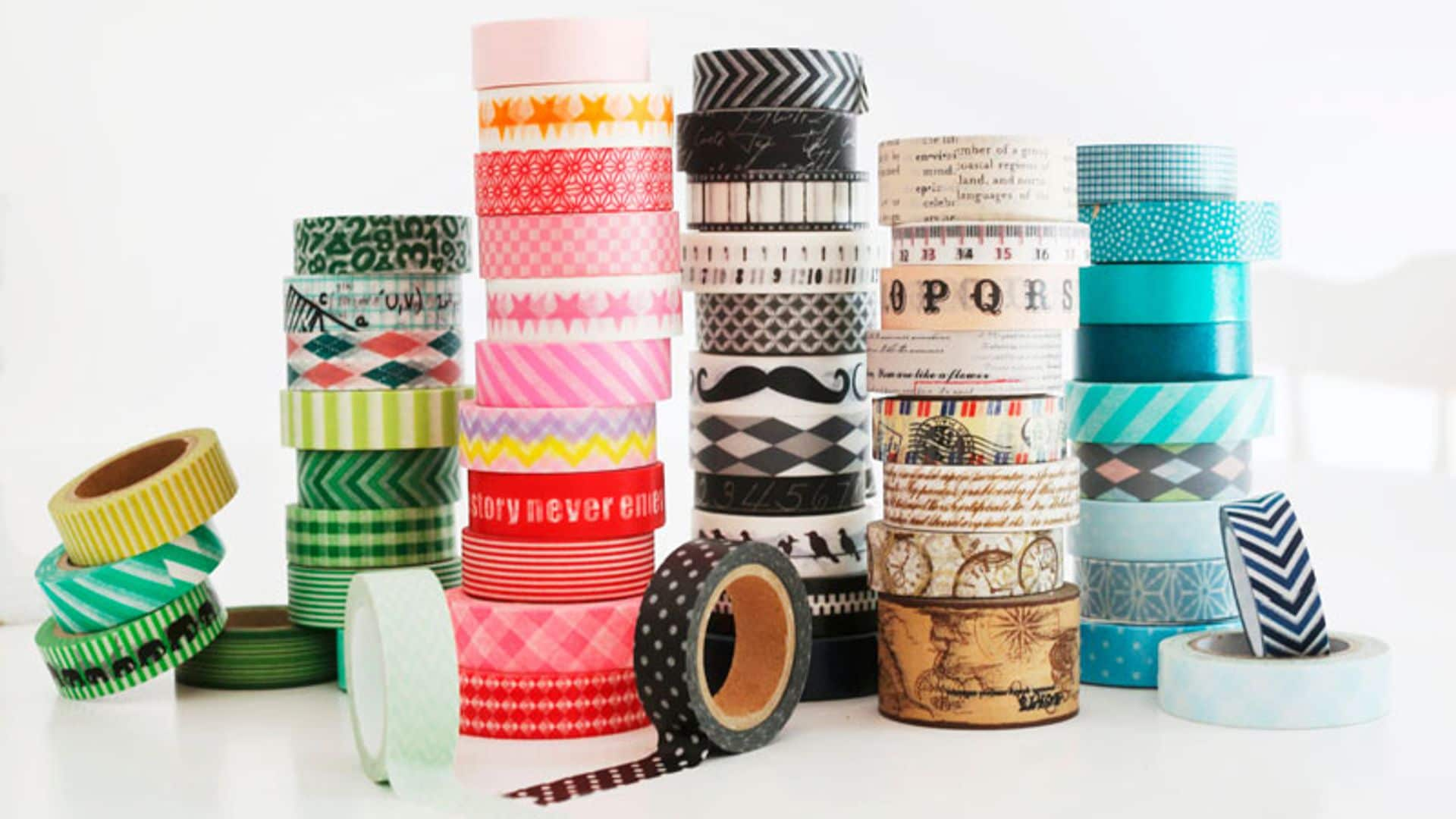 Ideas de decoración con 'washi tape'