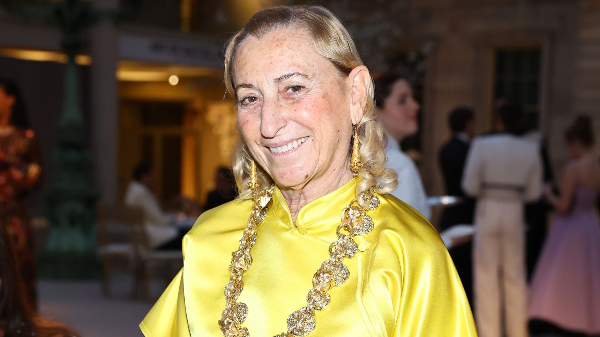 La diseñadora Miuccia Prada 