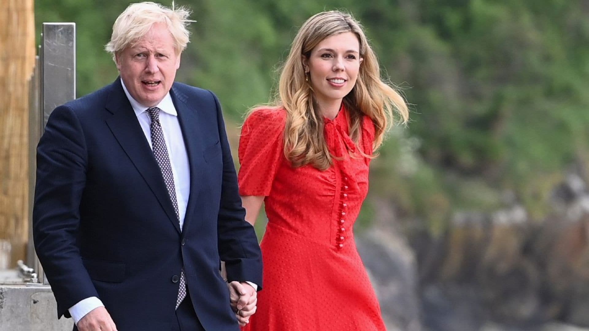 Boris Johnson y Carrie Symonds están esperando su segundo hijo en común