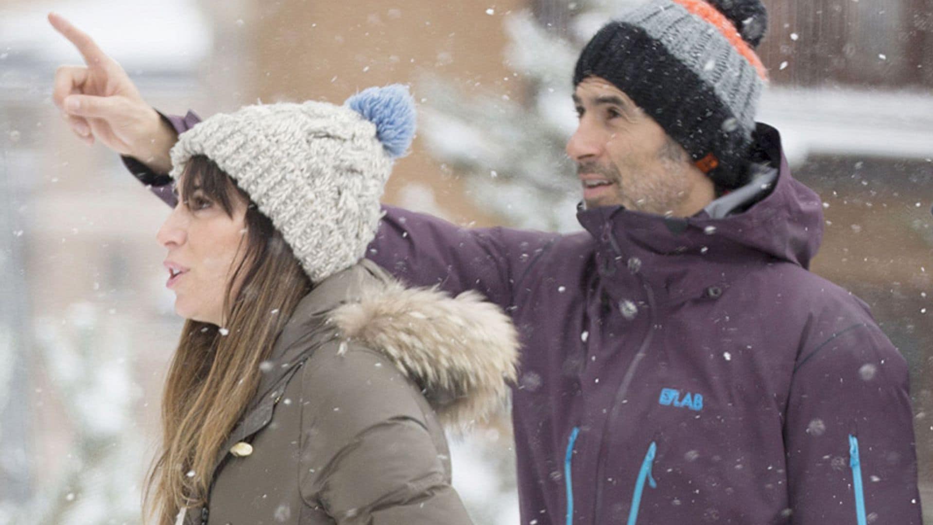 Jorge Fernández, de escapada en la nieve con su novia