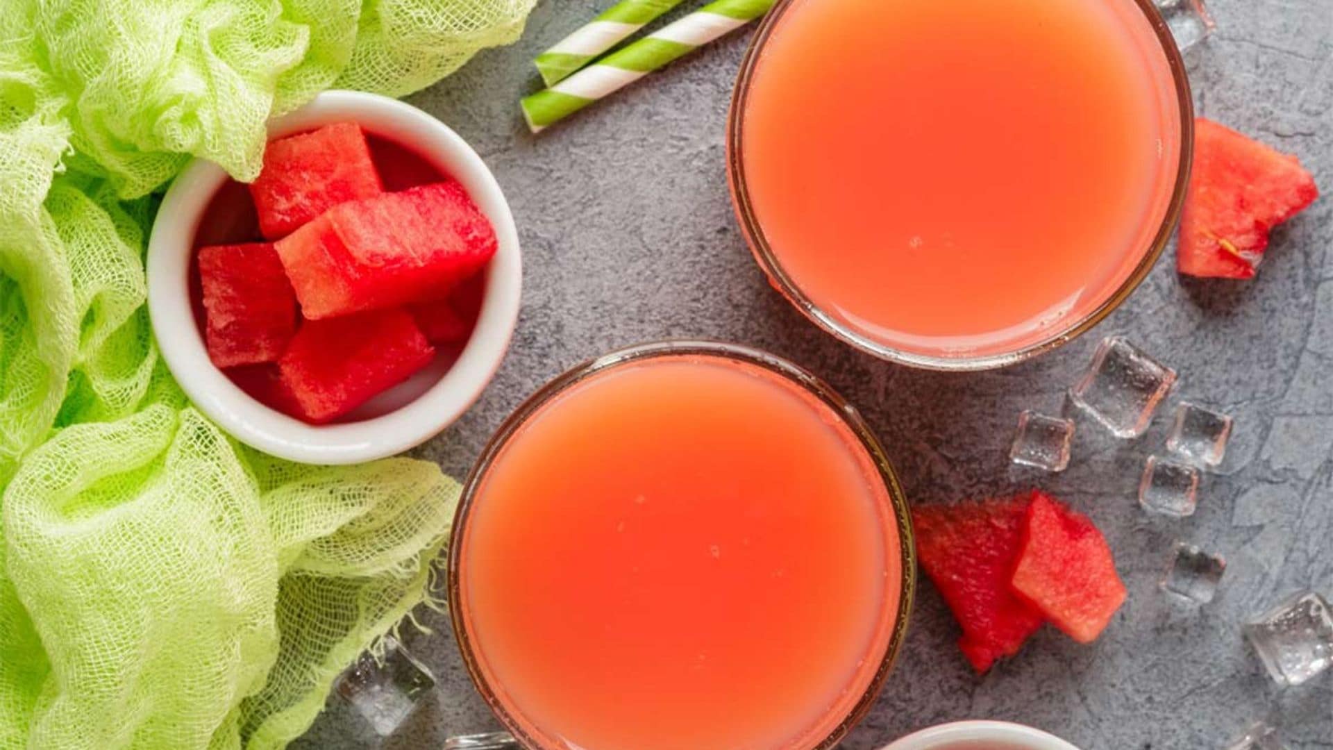 Gazpacho de sandía congelada