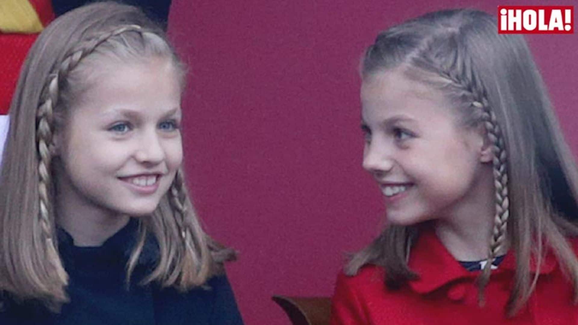 2016: Un año de mayor protagonismo para la princesa Leonor y la infanta Sofía