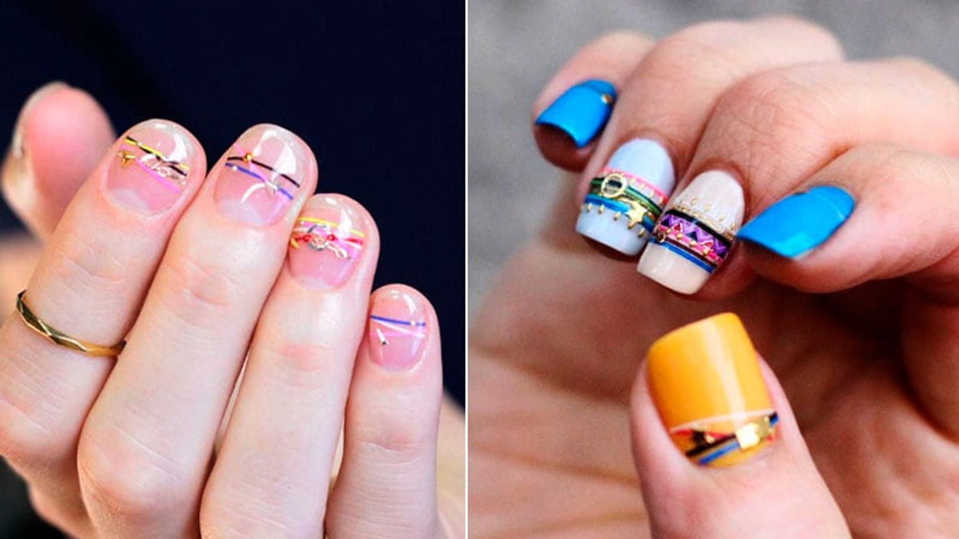 Bracelet nails, la tendencia de uñas que se apodera del verano