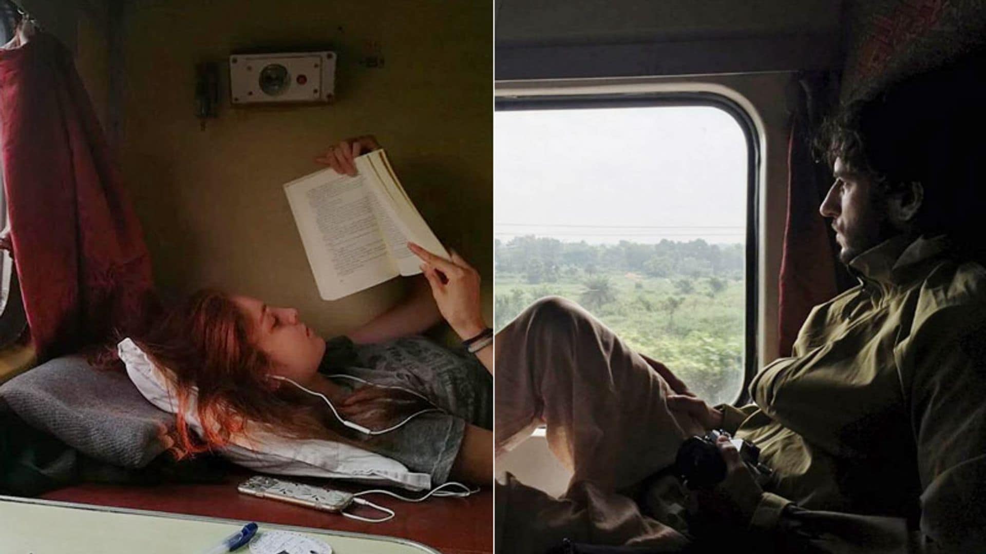 De Calcuta a Nueva Dehli,  el romántico viaje en tren de Quim Gutiérrez y Paula Willems