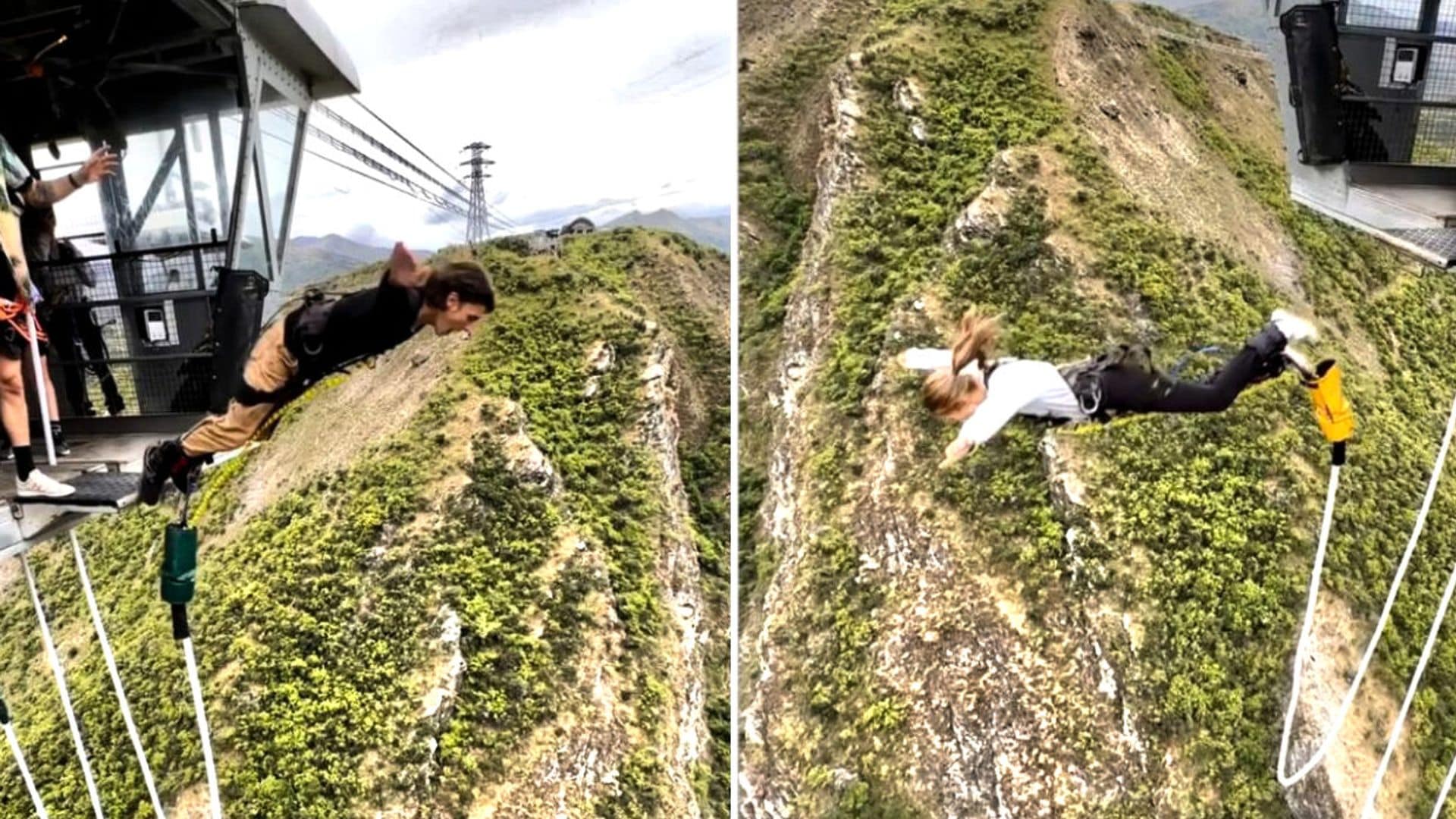 ¡Saltando al vacío! El impactante vídeo de Nicolás de Dinamarca haciendo 'puenting' con su novia en Nueva Zelanda