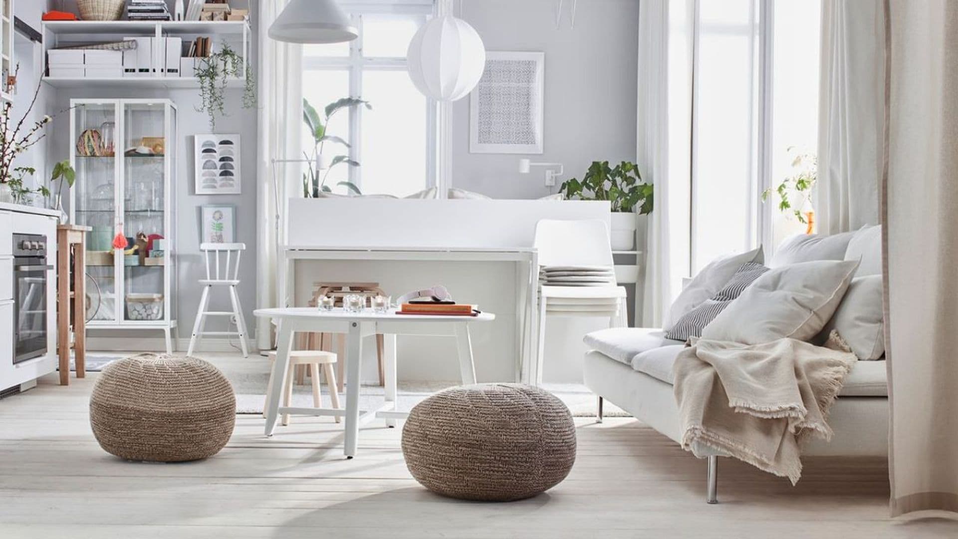 ¿Tienes una casa pequeña? Estos muebles de IKEA te ayudan a ganar espacio en casa
