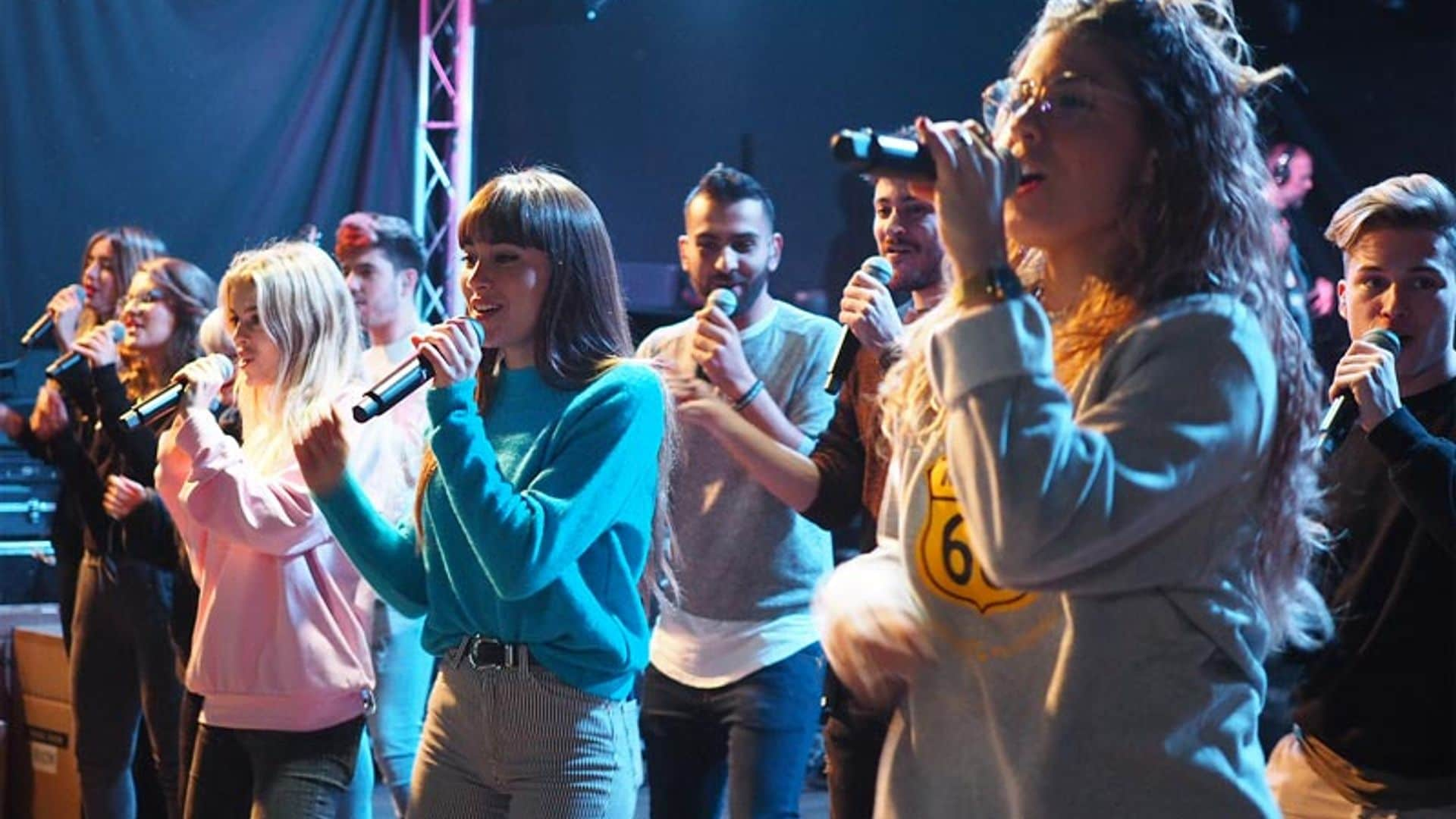 Los artistas de OT nos muestran la cara B de los ensayos de la gira