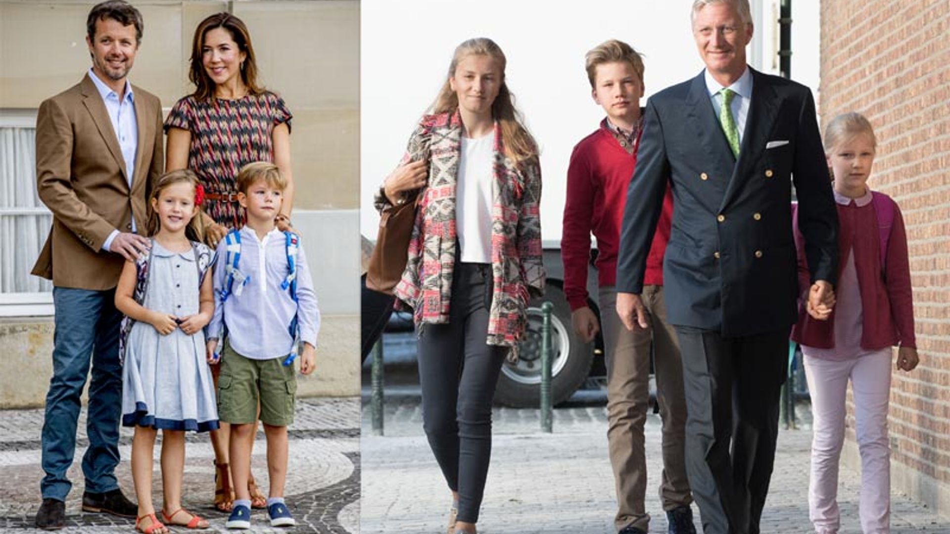 ¿Son la princesa Leonor y la infanta Sofía las únicas princesas que no posan en la puerta del colegio?