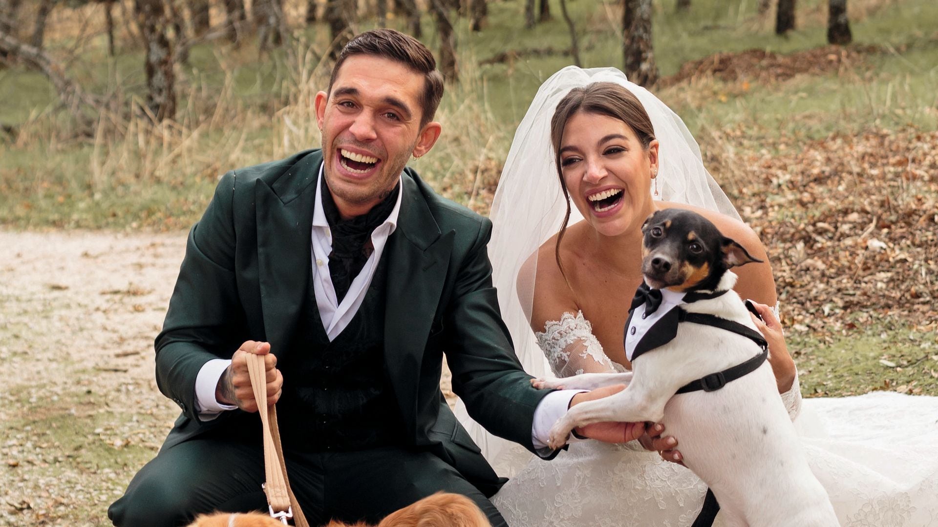 EXCLUSIVA: Los perros de Ana Guerra y Víctor Elías, los otros ‘protagonistas’ de su boda