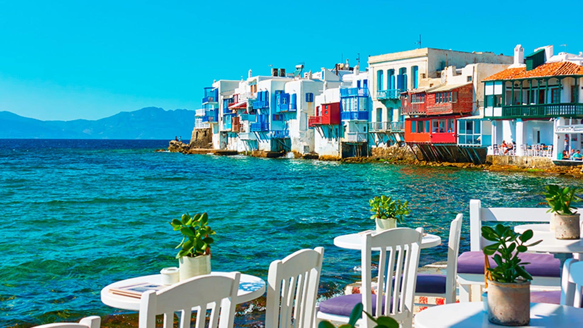 Mykonos, Santorini y Folegandros, tres islas griegas en blanco y azul